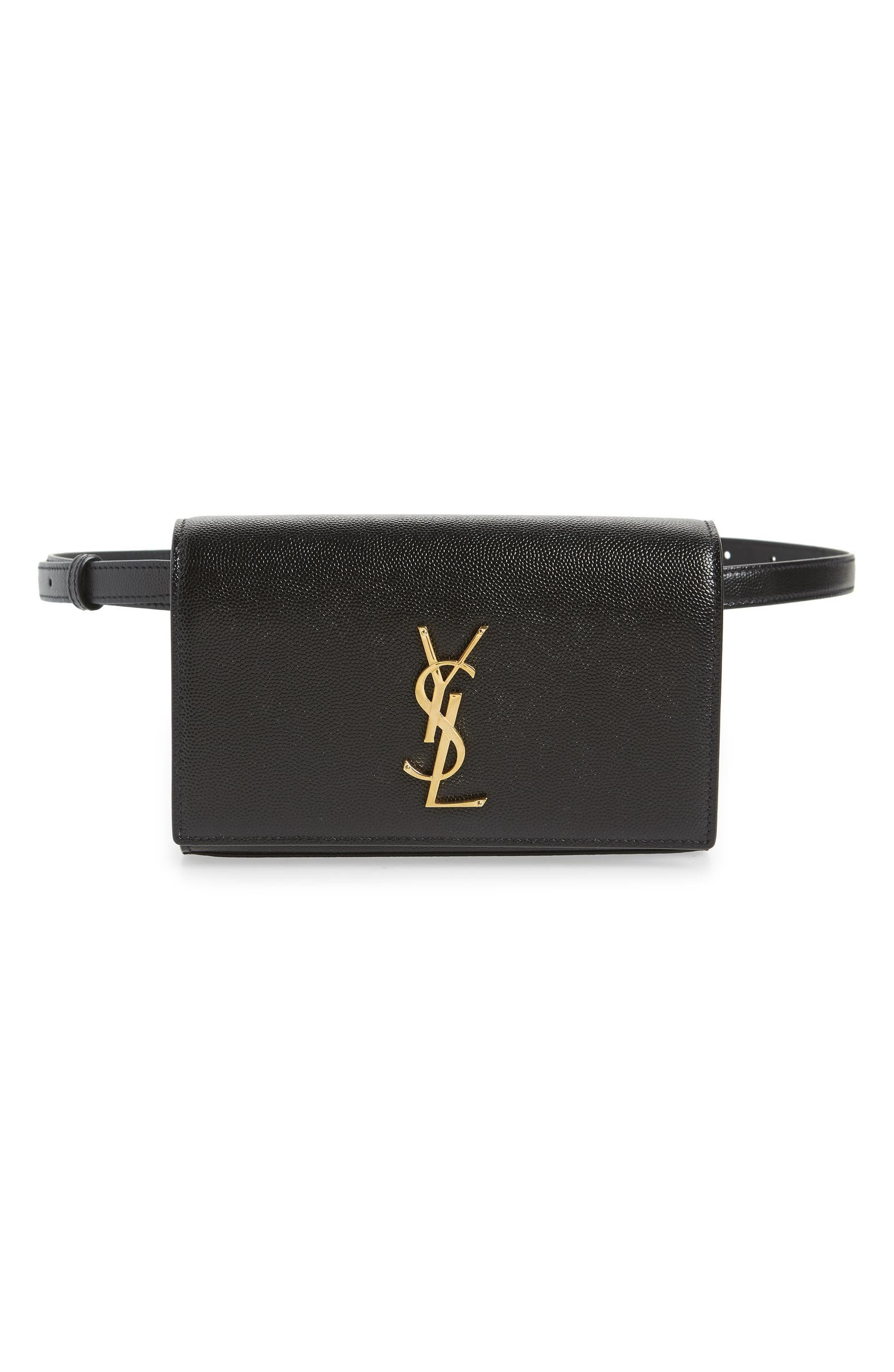 Saint Laurent Pebbled Leather Belt Bag | Nordstrom | Nordstrom