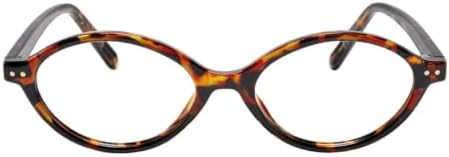TIJN Olisa Blue Light Blocking Glasses for Women Men,Retro Oval Frame Bluelight Eyeglasses for Ga... | Amazon (US)
