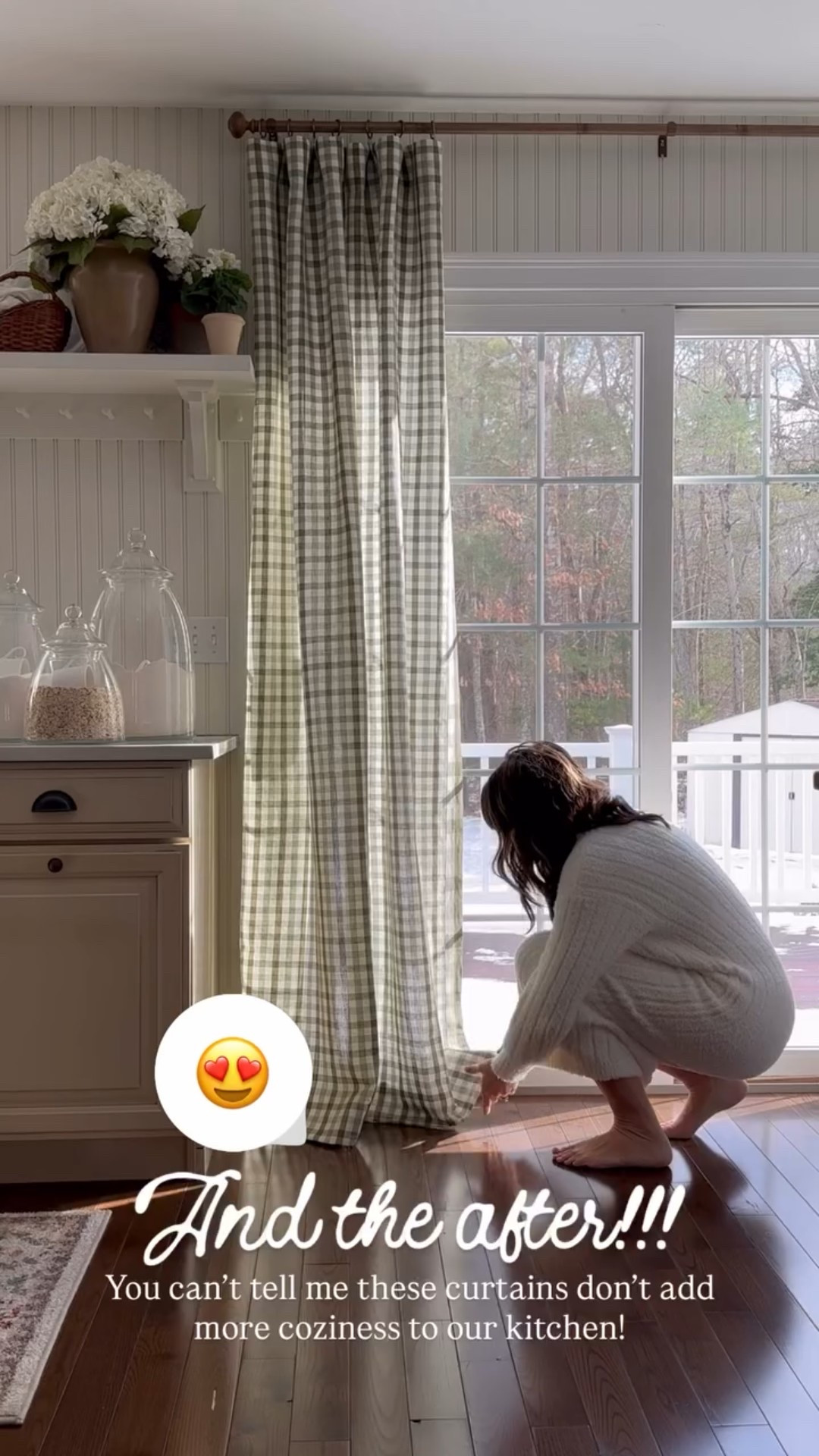 You can’t tell me these curtains don’t add more coziness to our kitchen! And the after!!!

#LTKHome #LTKdayinmylife