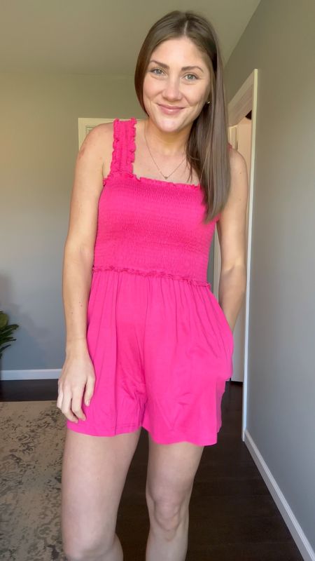 Comment “link” to shop. I am in love with this romper from Amazon and more importantly it is TALL GIRL friendly!! 💖 Comes in tons of other colors and perfect for your next vacation!! 🌴☀️

#LTKfindsunder50 #LTKSeasonal #LTKSpringSale