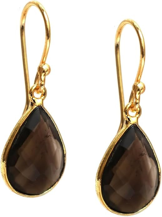 Gempires Lightweight Gemstone Teardrop Earrings for Women, Boho Birthstone | Handmade lightweight... | Amazon (US)