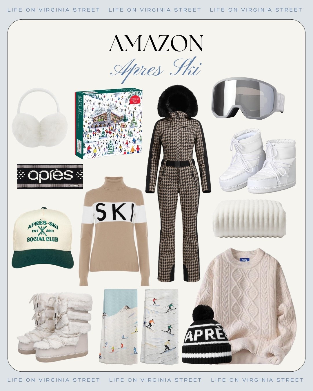 Amazon apres ski 🙌🏻🙌🏻

Winter travel, winter style, ski vacation outfit


#LTKActive #LTKSeasonal #LTKTravel