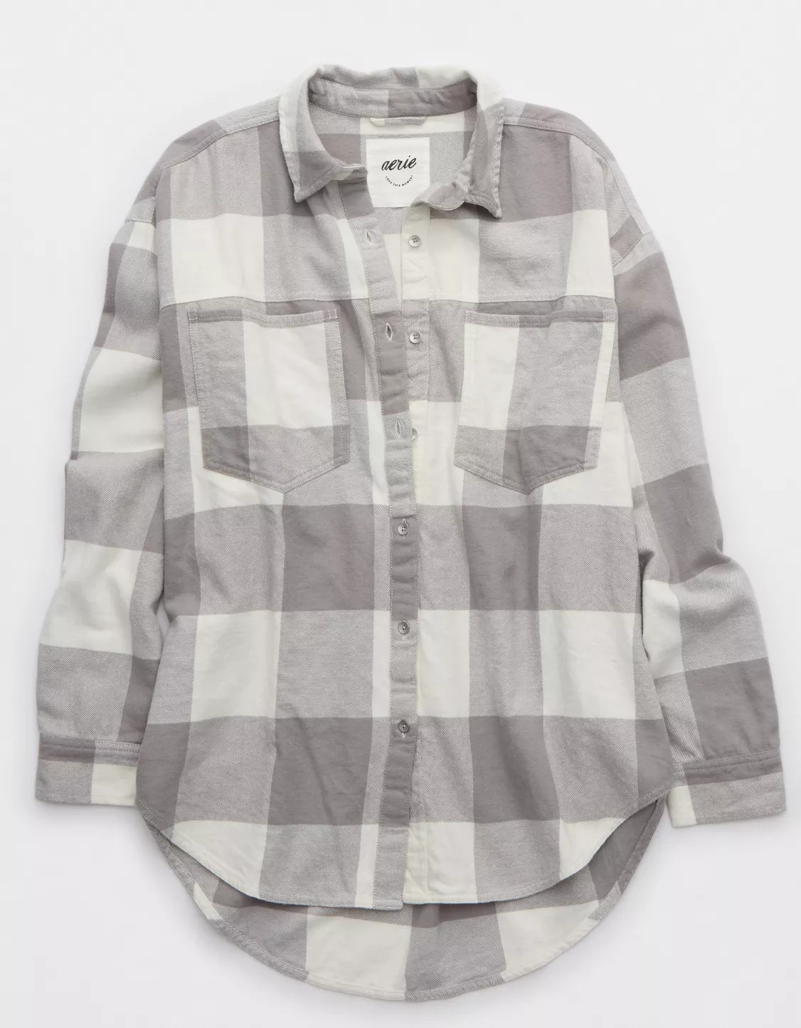 Aerie Anytime Fave Flannel Shirt | American Eagle Outfitters (US & CA)