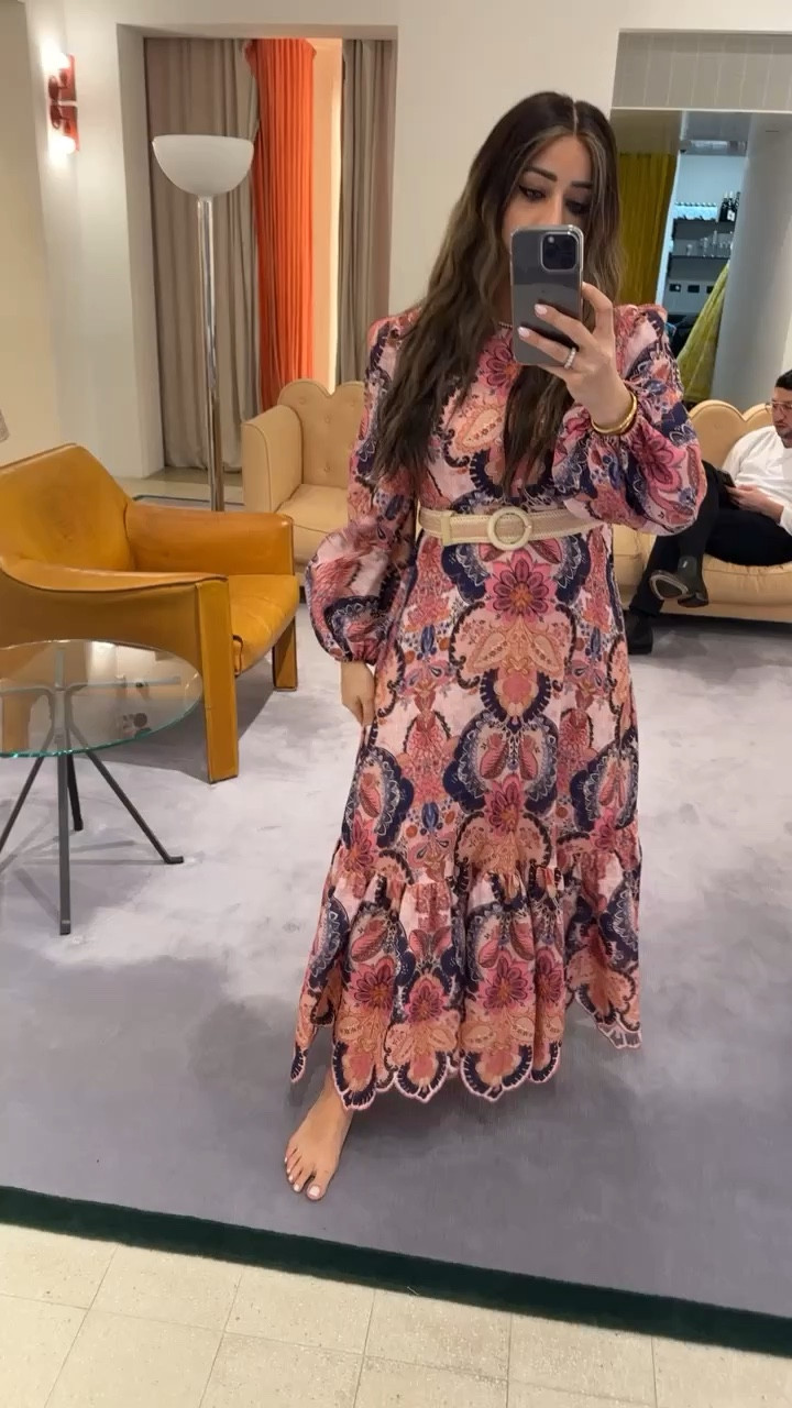 Beautiful modest patterned dress for the summer  and it’s now 30% off! 

#LTKwedding #LTKstyletip #LTKsalealert