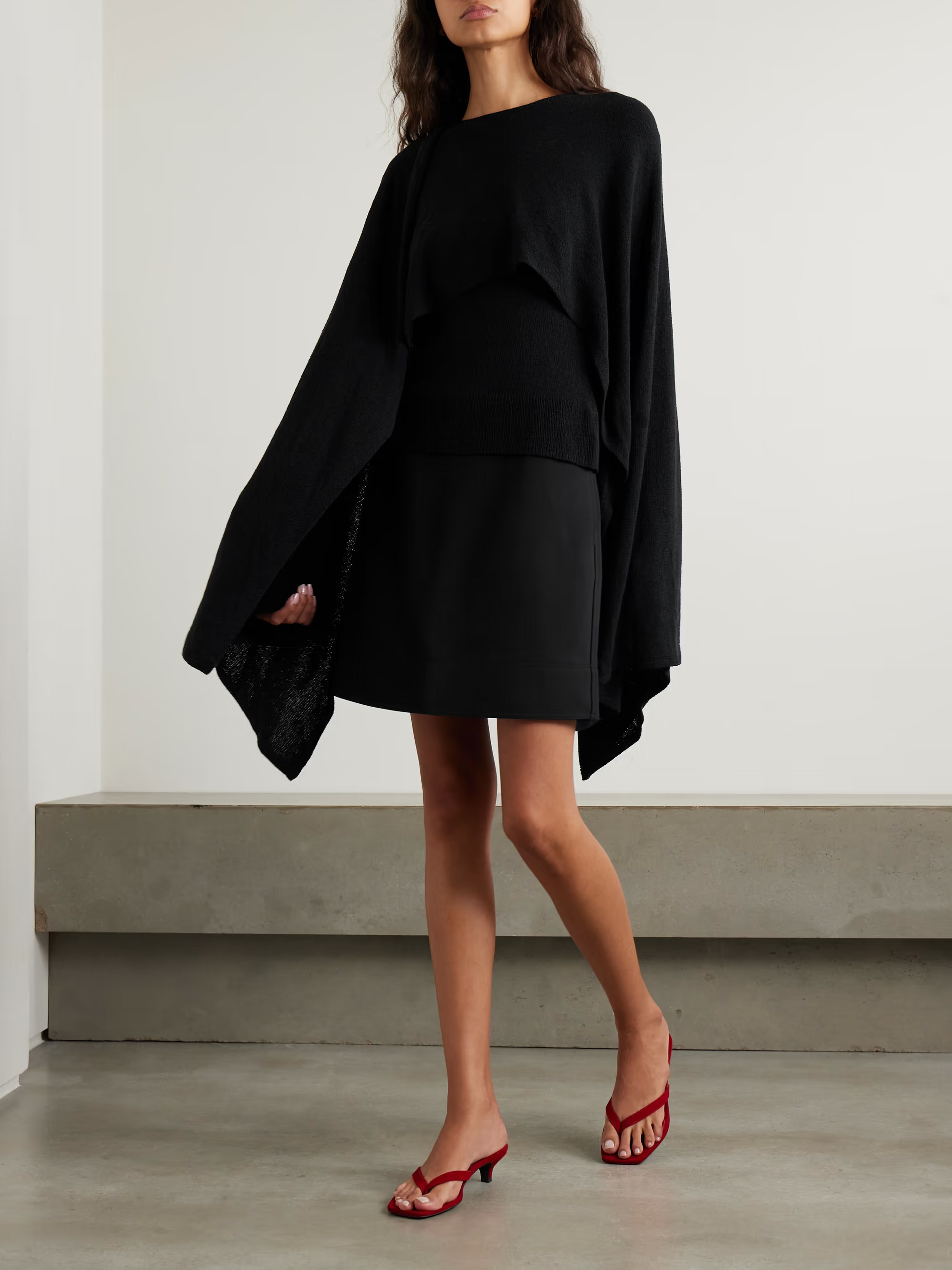 Crepe mini skirt | NET-A-PORTER (UK & EU)