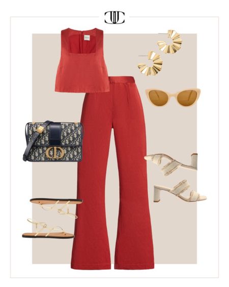 Heading to France? Here are a few looks to take you through this beautiful country from day to night. 

Matching set, linen pants, linen top, earrings, sunglasses, block heels, sandals, summer outfit, summer look, travel outfit, travel look, Paris outfit, Paris look

#LTKover40 #LTKstyletip #LTKshoecrush