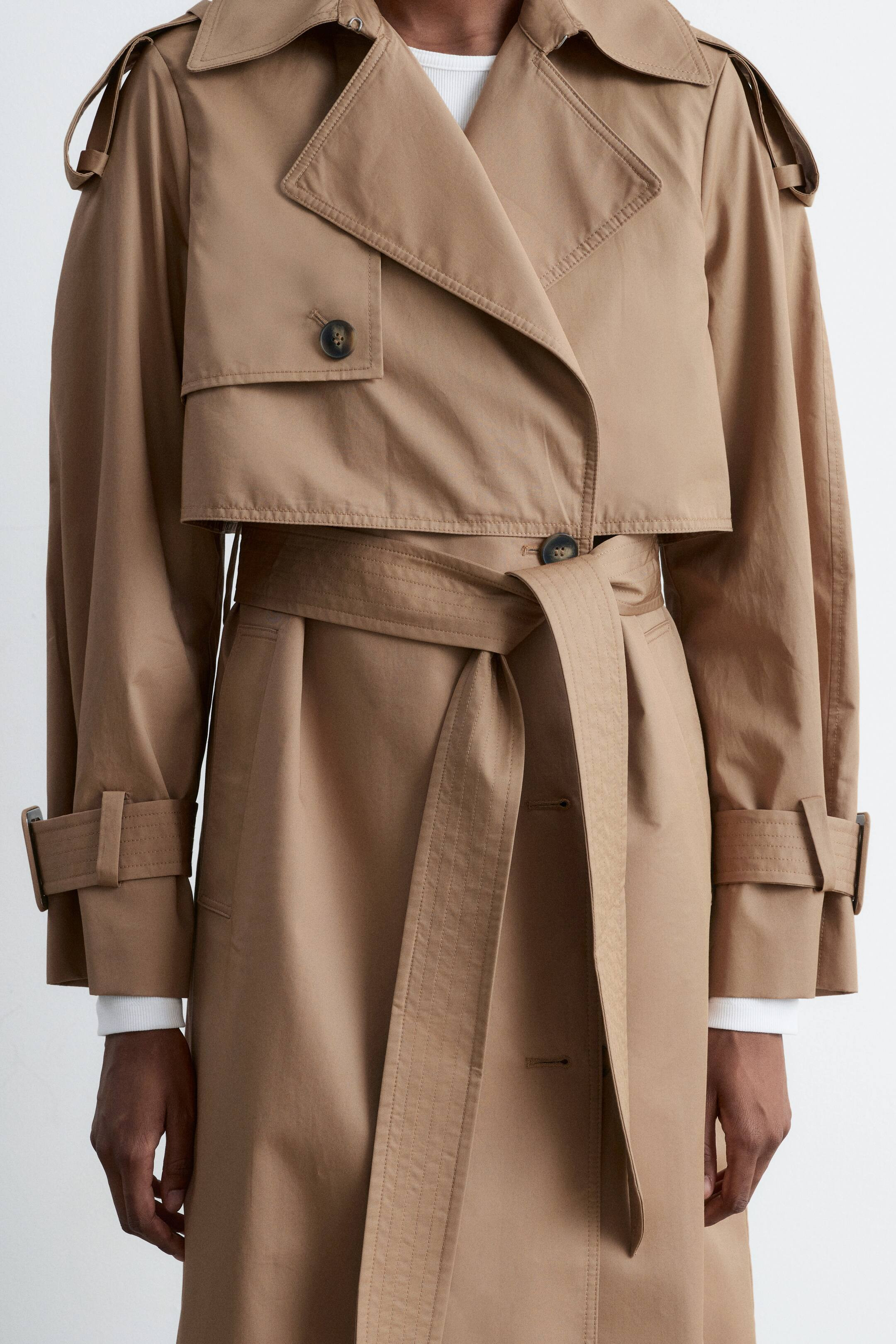 Trenchcoat mit Gürtel - Beige - Ladies | H&M AT | H&M (DE, AT, CH, NL, FI)