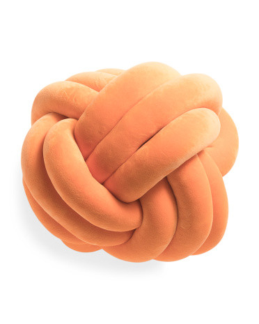 11x11 Velvet Knot Pillow | TJ Maxx