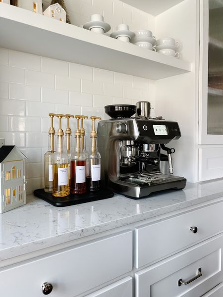 Coffee syrup upgrade with matching labels and pumps for the coffee bar!



#LTKhome