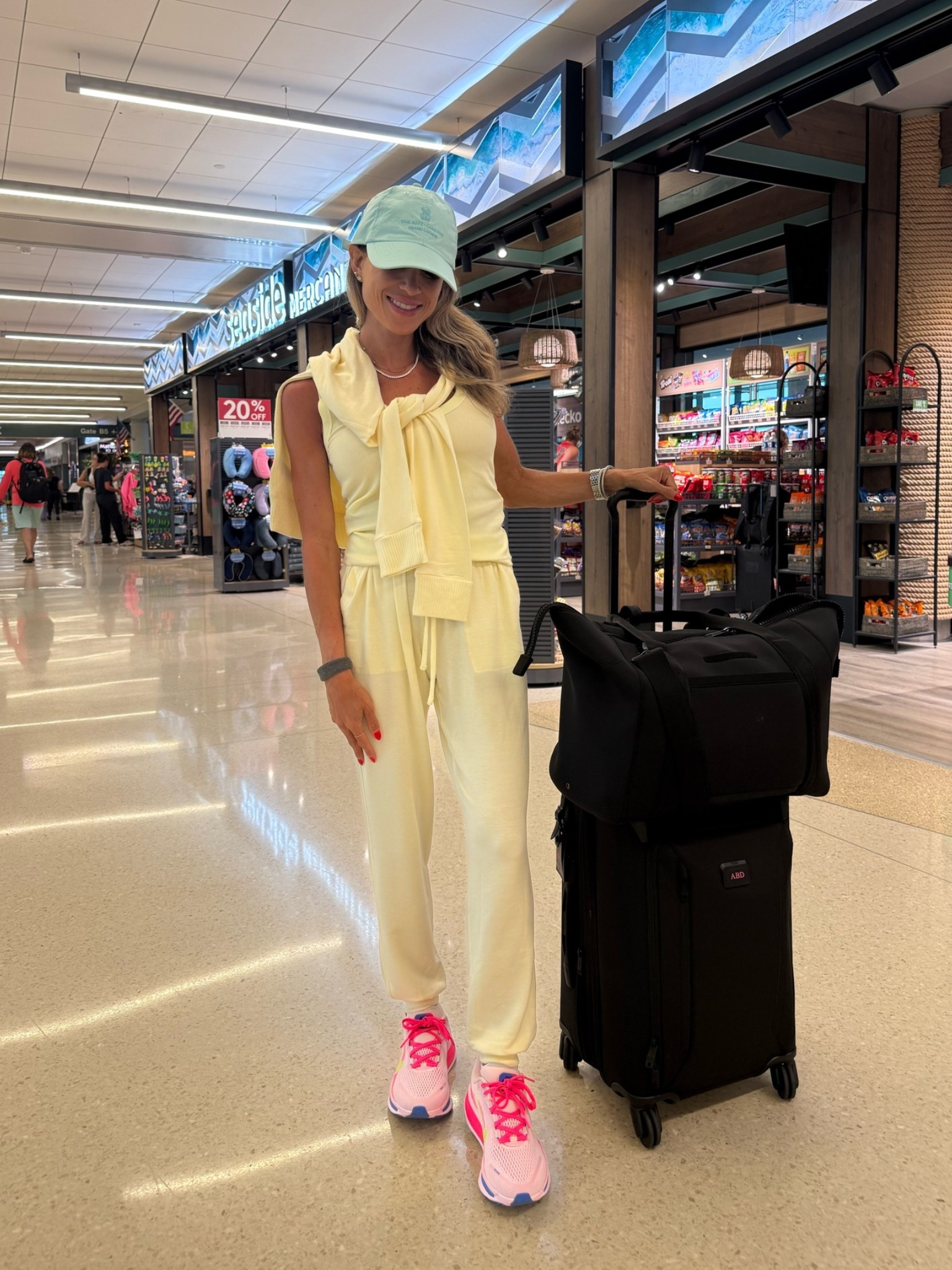 Butter yellow matching super soft set. Wearing xs 
Airport outfit, travel outfit

#LTKTravel #LTKootd #LTKPetite