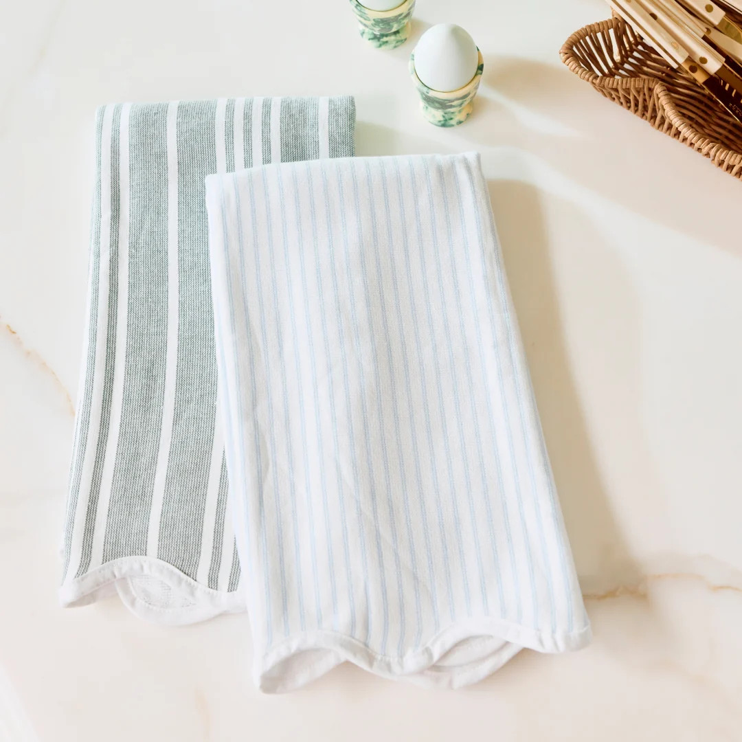Monogrammable Wildflower Kitchen Towels (pair) | Weezie | Weezie Towels