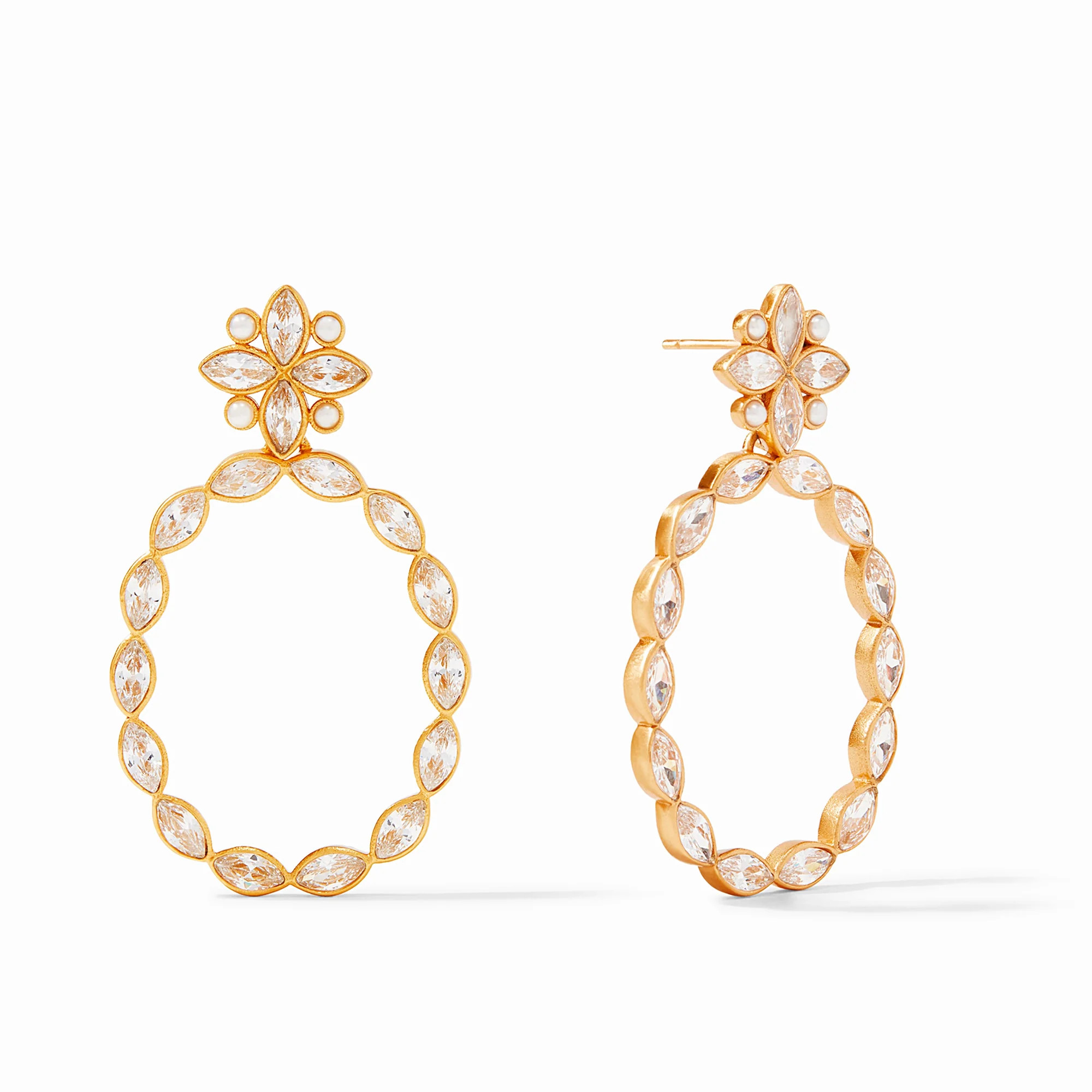 Charlotte Gold Statement Earrings | Julie Vos | Julie Vos
