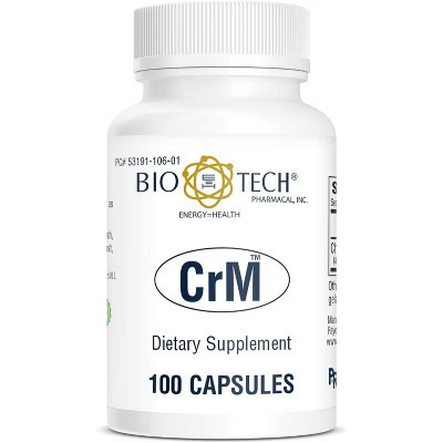Bio-Tech Pharmacal CrM  Dietary Supplement – 100 Capsules | Target