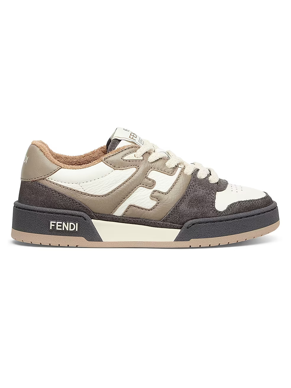 Fendi Match Leather Sneakers | Saks Fifth Avenue