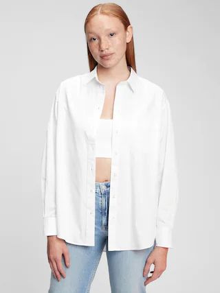 100% Organic Cotton Big Shirt | Gap (US)