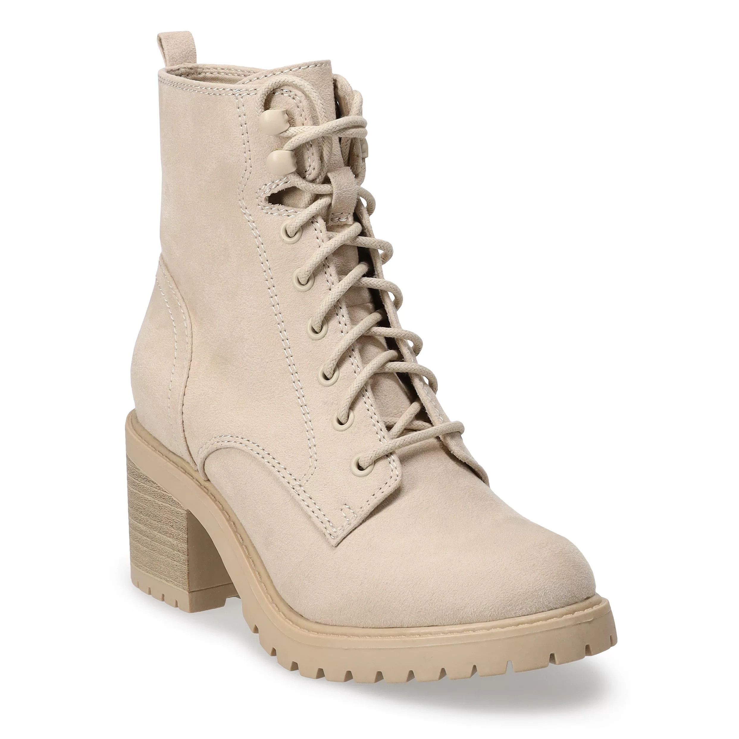Sonoma Goods For Life® Spotted Women's High Heel Combat Boots | Kohl's