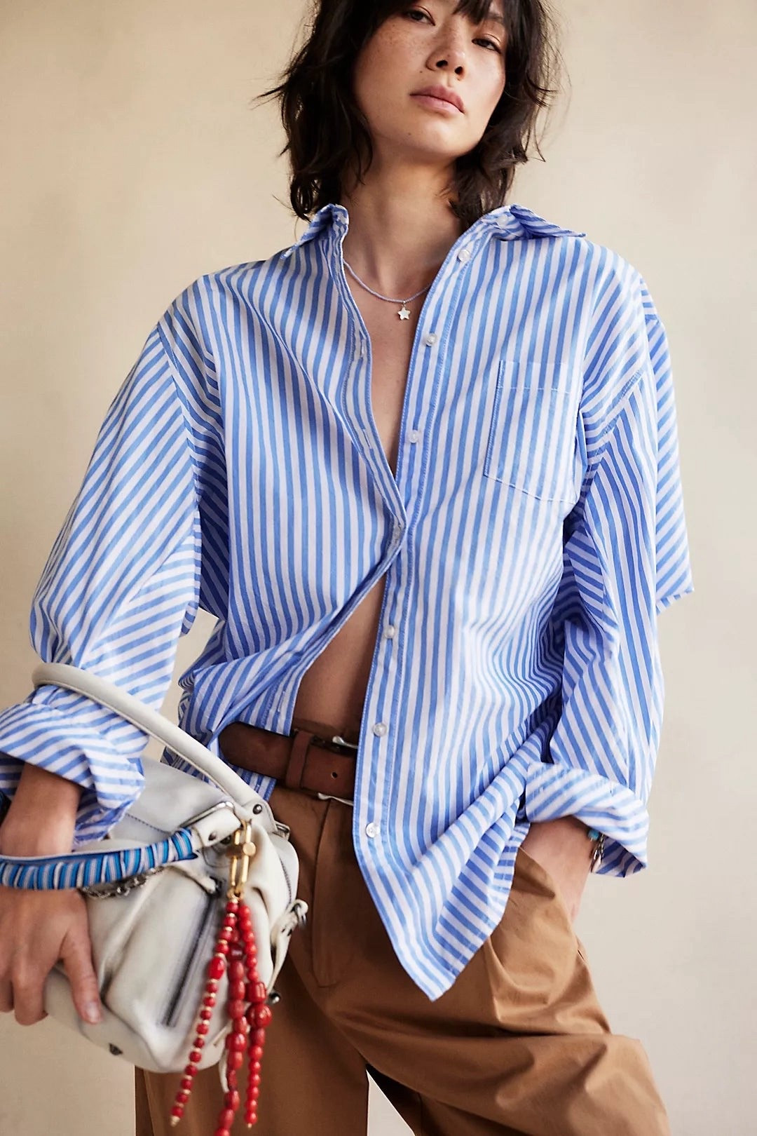 SABINE TAILORED STRIPE SHIRT in OXFORD STRIPE. Striped shirt are a staple of any wardrobe.

#LTKMidsize #LTKmomlife #LTKOver40