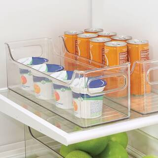Clear Fridge Binz Organizer 5 x 5 x 14 2-Piece Set | The Home Depot