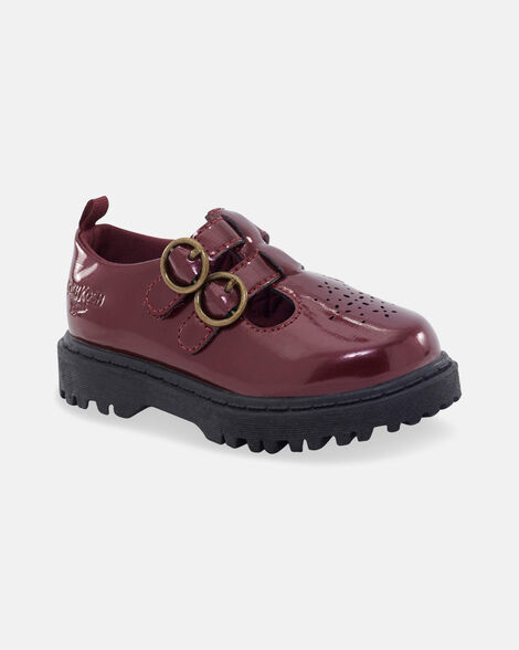 Toddler Girl Buckle Platform Casual Shoes - Burgundy | Carter's Inc