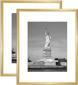 ENJOYBASICS 16x20 Picture Frame, Display Poster 11x14 with Mat or 16 x 20 Without Mat, Wall Galle... | Amazon (US)