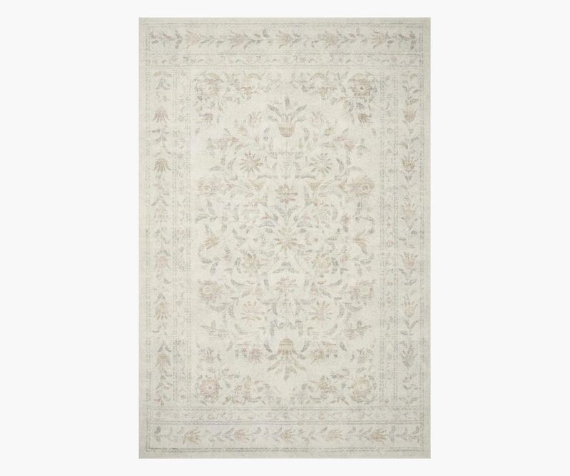 Courtyard Lily Printed Rug | Rifle Paper Co.