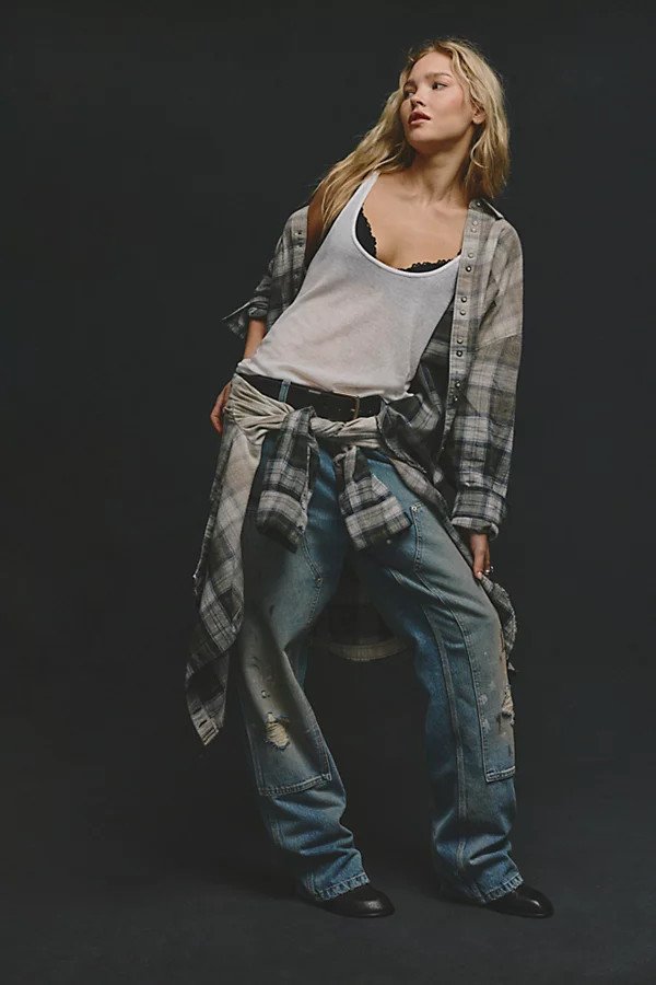 We The Free Lexi Plaid Button Down | Free People (Global - UK&FR Excluded)