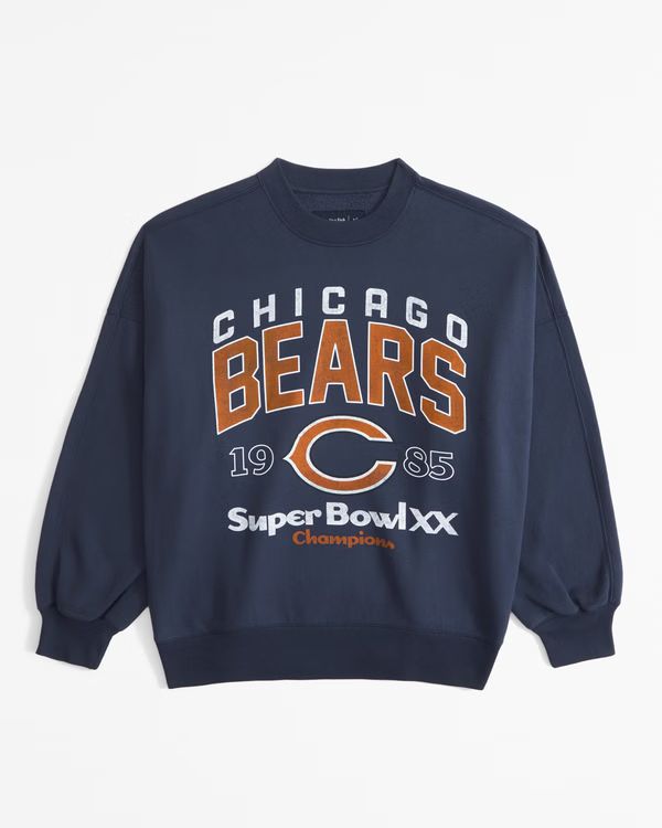 Chicago Bears Graphic Oversized Sunday Crew | Abercrombie & Fitch (US)