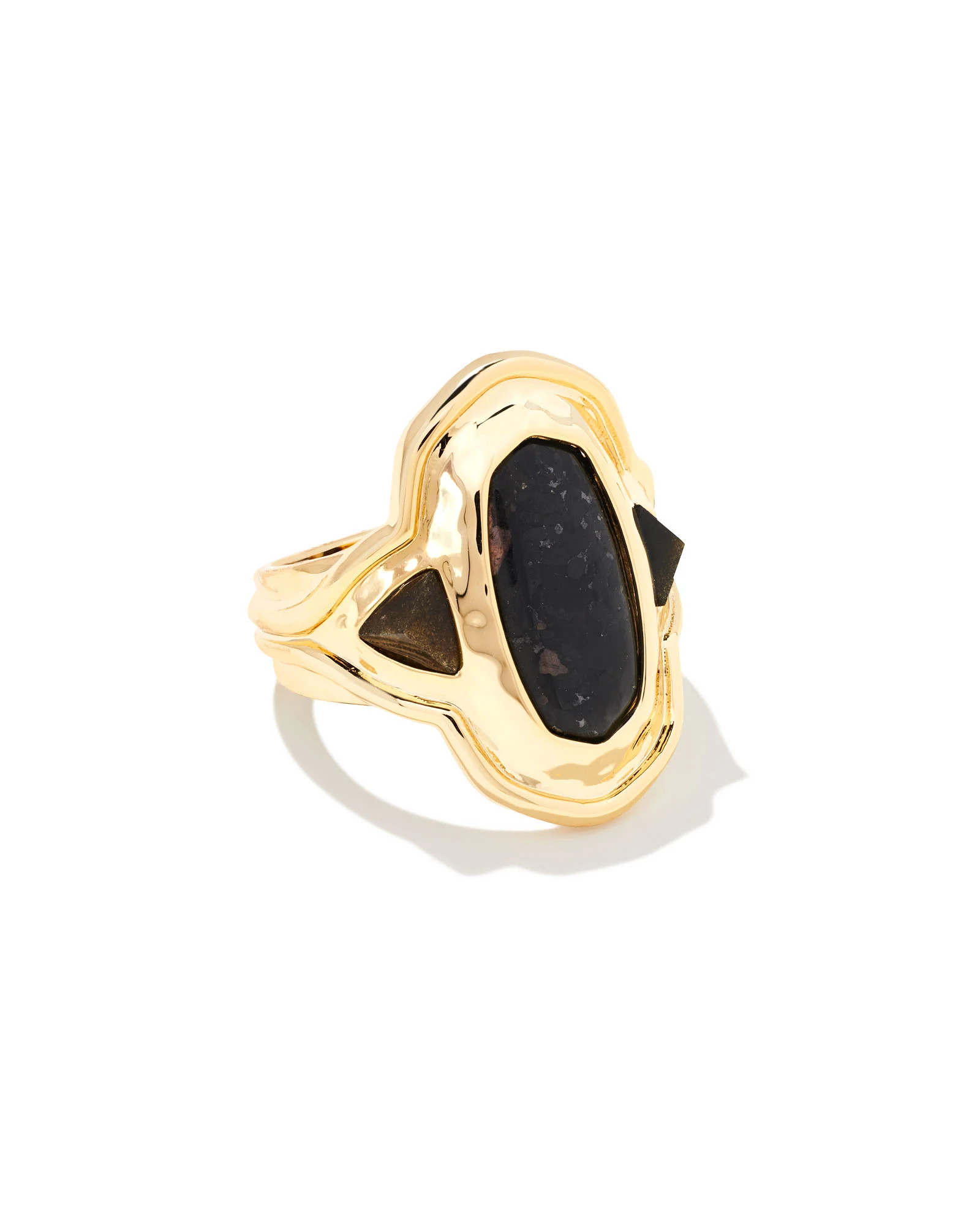 Maya Gold Cocktail Ring in Black Mix | Kendra Scott | Kendra Scott