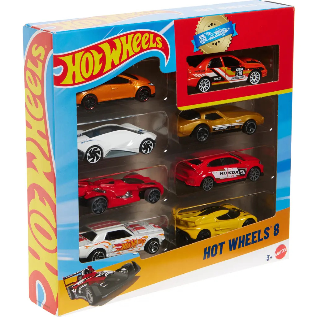 8-Pack of Hot Wheels® Cars in 1:64 Scale Mystery Set at Nordstrom | Nordstrom