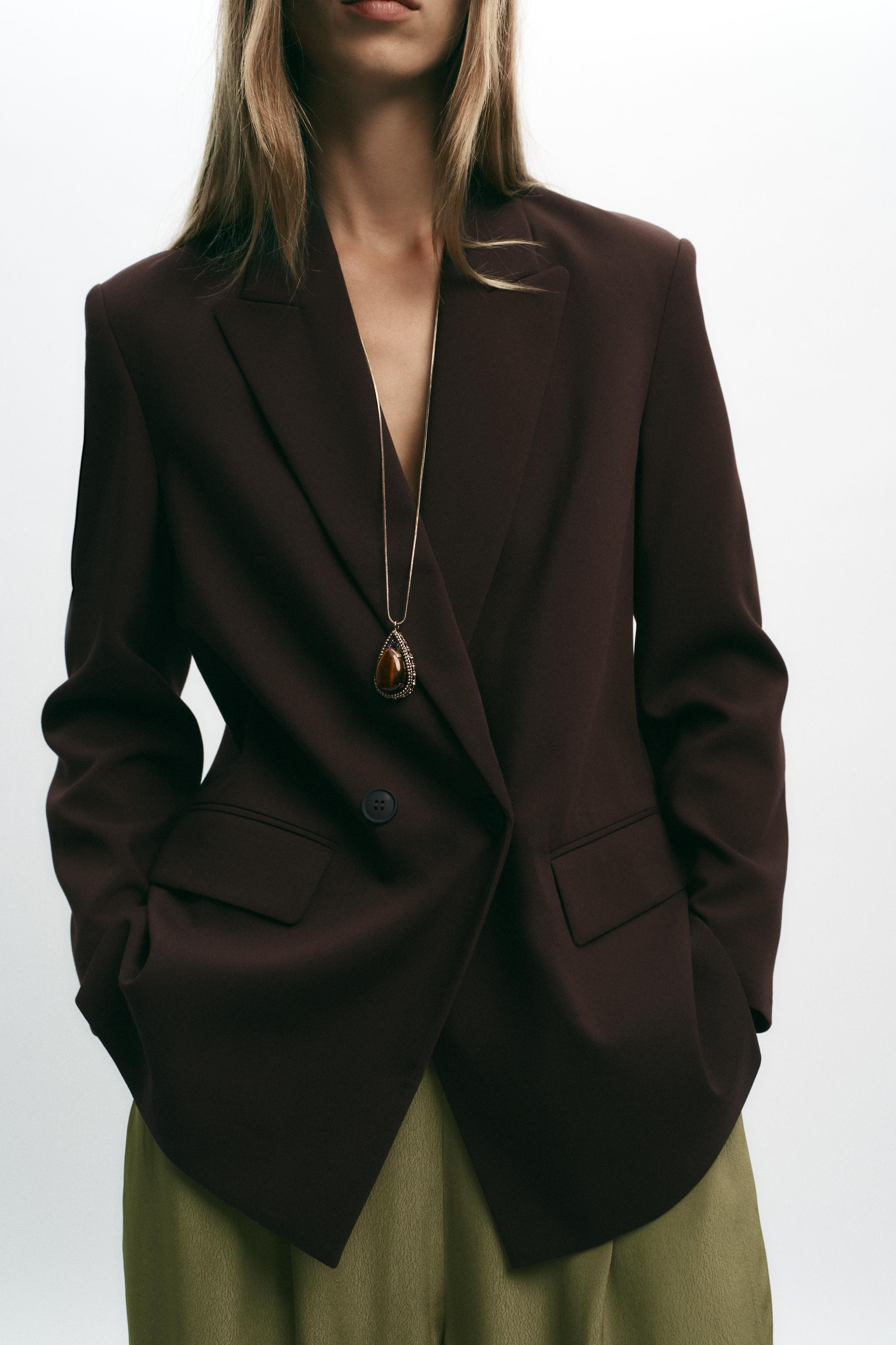 OVERSIZE DOUBLE-BREASTED BLAZER | Zara UK