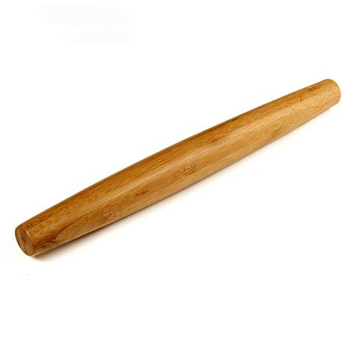 HONGLIDA Classic French Rolling Pins Bamboo Wooden Rolling Pin for Baking Pizza Dough Pie Cookie, 13-Inch | Amazon (US)