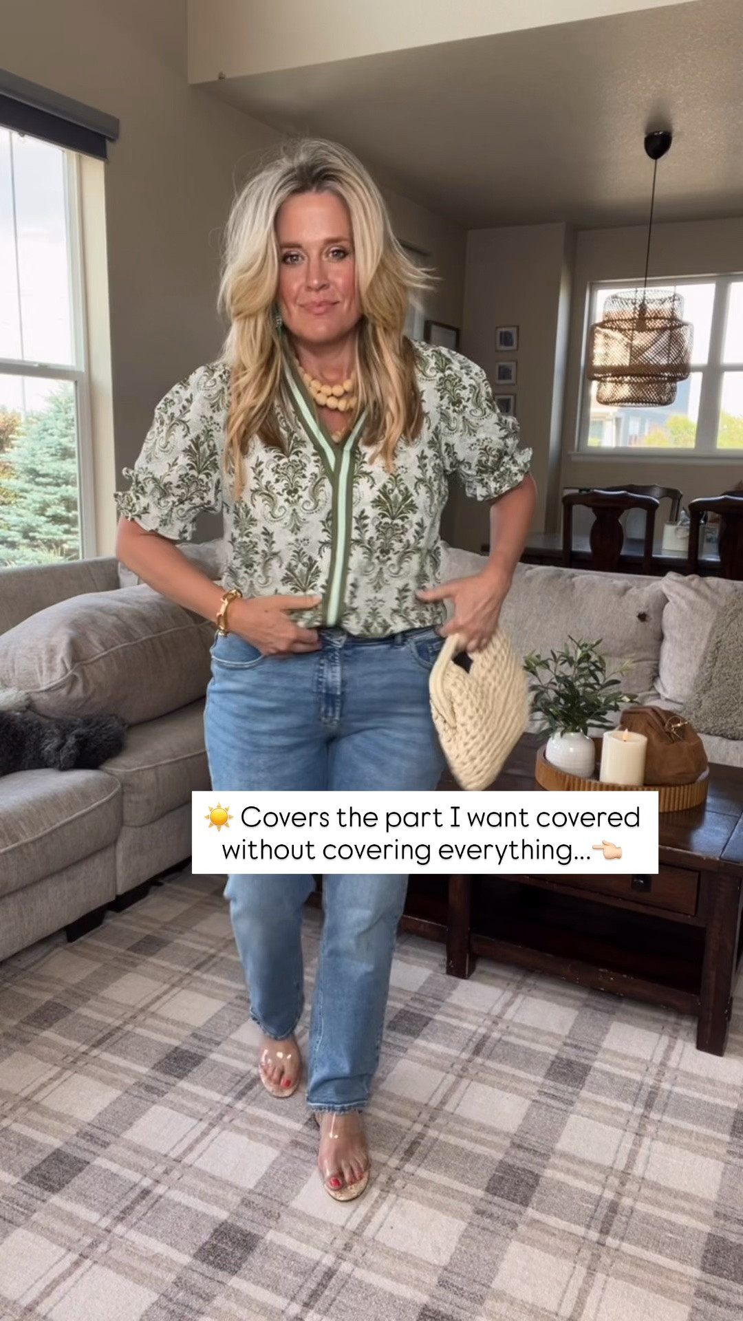 ✨Tap the bell, save and ❤️ for over 40 fashion, midlife style, midsize fashion and luxury looks for less. 


I asked thousands of women one question.

And the answer was almost the same every time.

“I used to love summer. Now I dread getting dressed.”

Not because we’re older.

Not because we’ve forgotten how to dress.

Because it’s hot, and suddenly every outfit feels too revealing or too warm.

I miss throwing on a top and not thinking about my arms.

If you’ve ever stood in front of your closet wondering what will keep you cool without making you feel exposed, this carousel is for you. 🤍

These are the pieces I reach for when I want arm coverage without overheating.

✨ Lightweight
✨ Breathable
✨ Easy to wear
✨ Confidence-boosting

Because you shouldn’t have to choose between staying cool and feeling comfortable in your own skin.

👑 Outfit Physics™
Lift the Eye.
Skim the Body.
Balance Proportions.

Comment COOL and I’ll send you all the details.

📌 Save this for the next time it’s hot and nothing in your closet feels right.

👑 Helping you look good, feel good.-Lindsey Denver   

Check back daily for belly-friendly style, confidence, and Outfit Physics™.

#LTKOver40 #LTKPlusSize #LTKMidsize

Comment SHOP below to receive a DM with the link to this post on my LTK ⬇ https://liketk.it/6fO5M

Comment SHOP below to receive a DM with the link to this post on my LTK ⬇ https://liketk.it/6fO6l