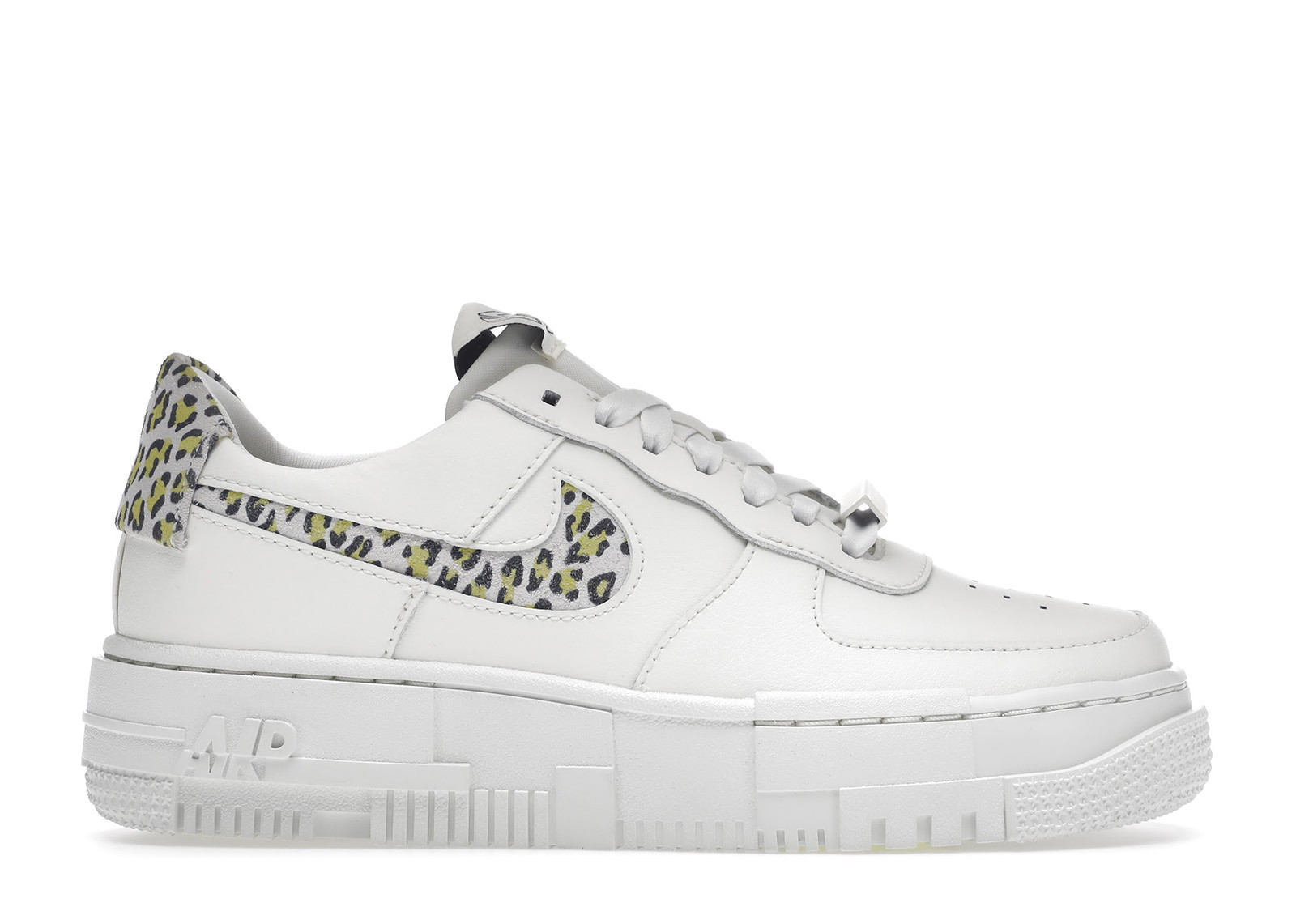 Nike Air Force 1 Low Pixel White Leopard (Women's) Sneakers in Sail/Light Lemon Twist/Black | StockX