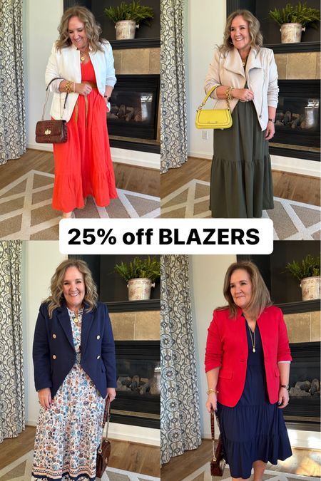 TODAY ONLY. 25% off the knit blazers we love. If you have one, add a new color or style. If you haven’t tried one, NOW IS THE TIME

I wear an XL in the blazers and a large in the Gibson look dresses. 

My navy Jude Connally dress size XL available sizes XS-XXL

Work outfit office outfit blazers 

#LTKsalealert #LTKfindsunder100 #LTKworkwear