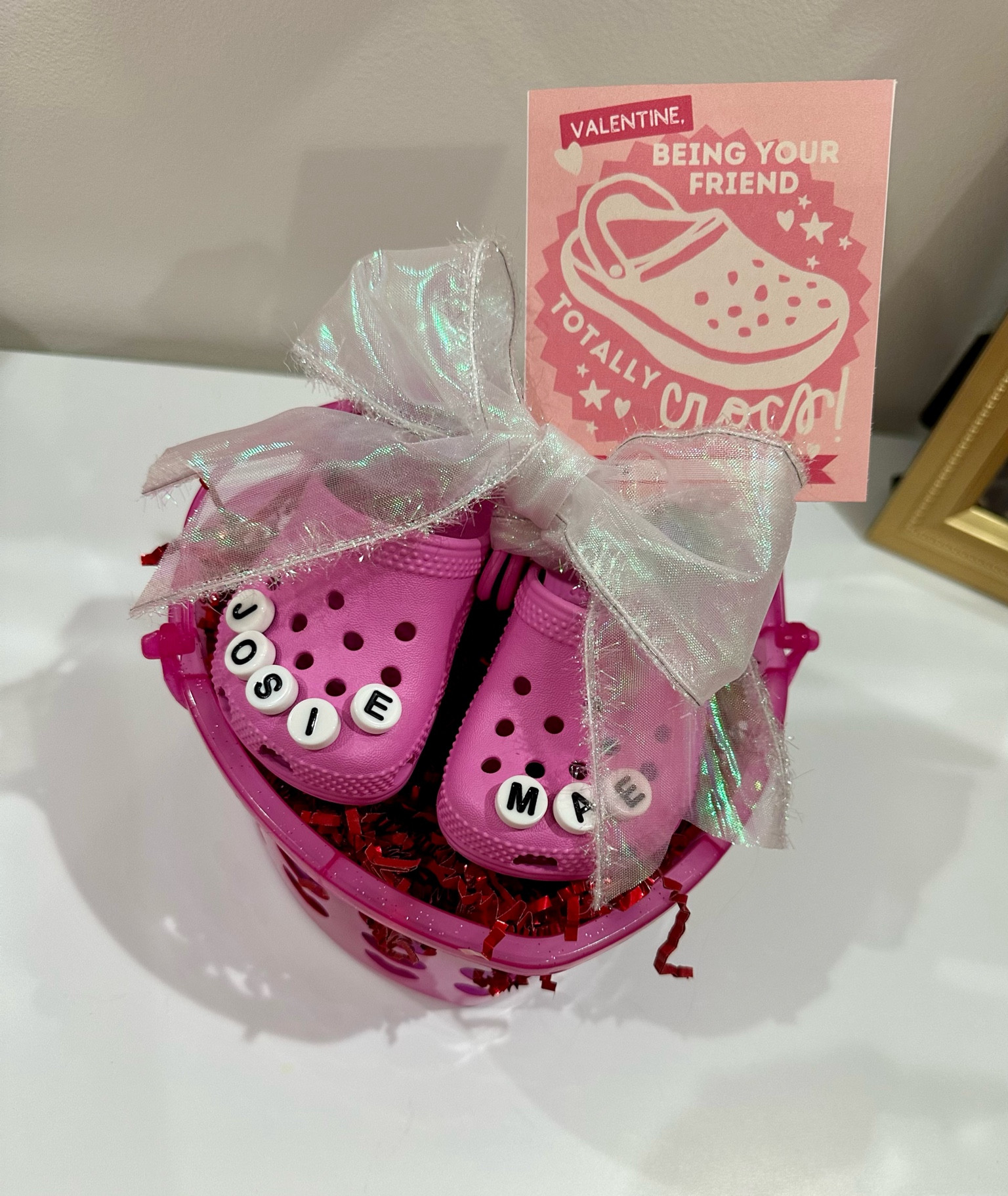 Day 10: Being your friend totally CROCS 🐊🎀
🏷️Printable bookmarks from the Letter Vee. Crocs & Charms linked 🎀❤️

Valentine tag links. Valentine gift links. Valentine gifts for baby girl links. Croc links. Charm links. 

#LTKMostLoved #LTKSeasonal #LTKGiftGuide #LTKMostLoved #LTKGiftGuide #LTKSeasonal

#LTKSeasonal #LTKMostLoved #LTKGiftGuide