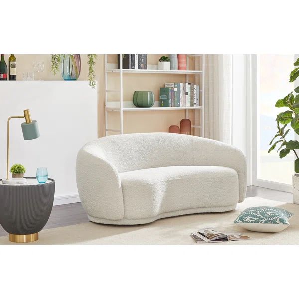 Daetyn 64" Rolled Arm Chesterfield Loveseat | Wayfair North America