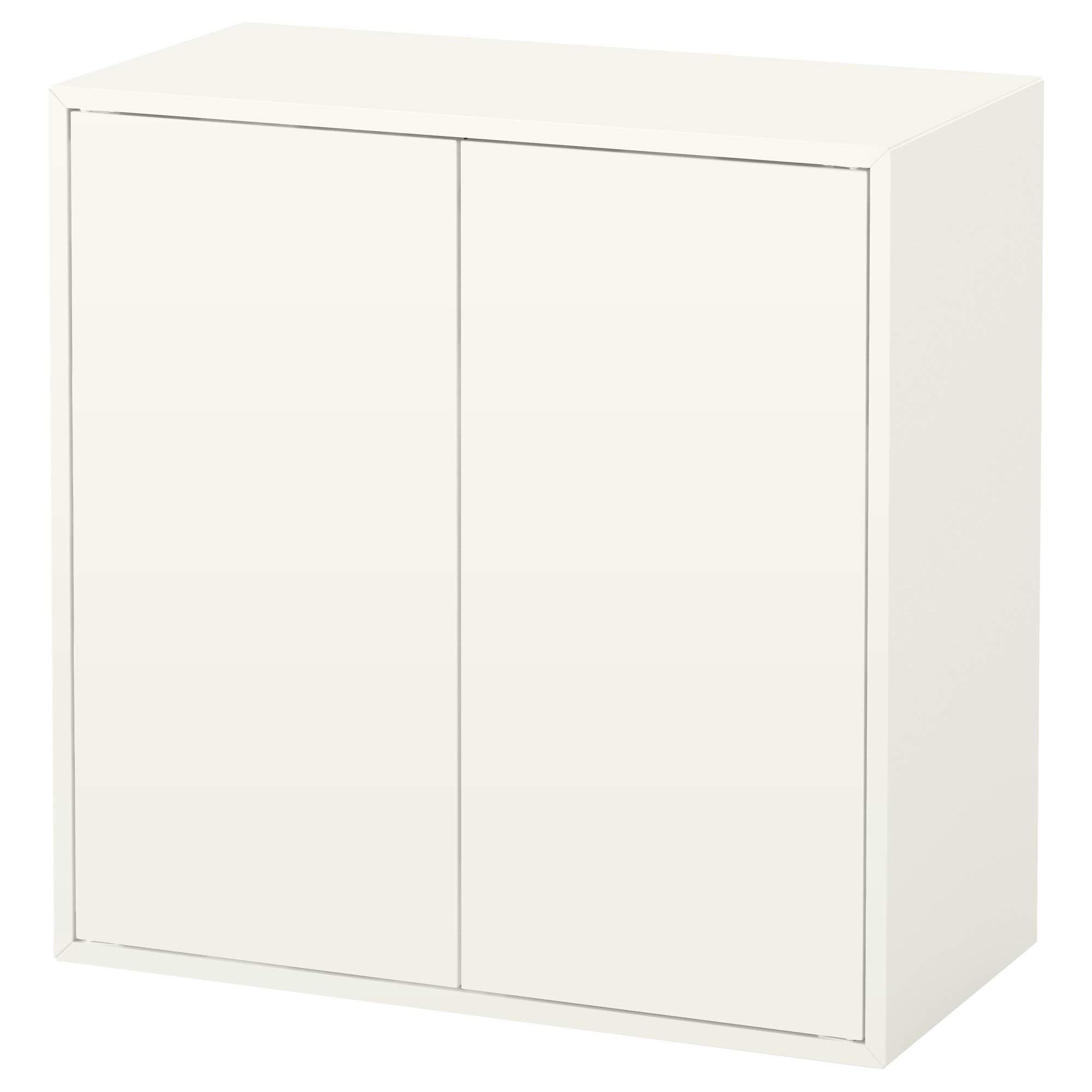 IKEA Eket Cabinet with 2 Doors and Shelf, White | Amazon (US)