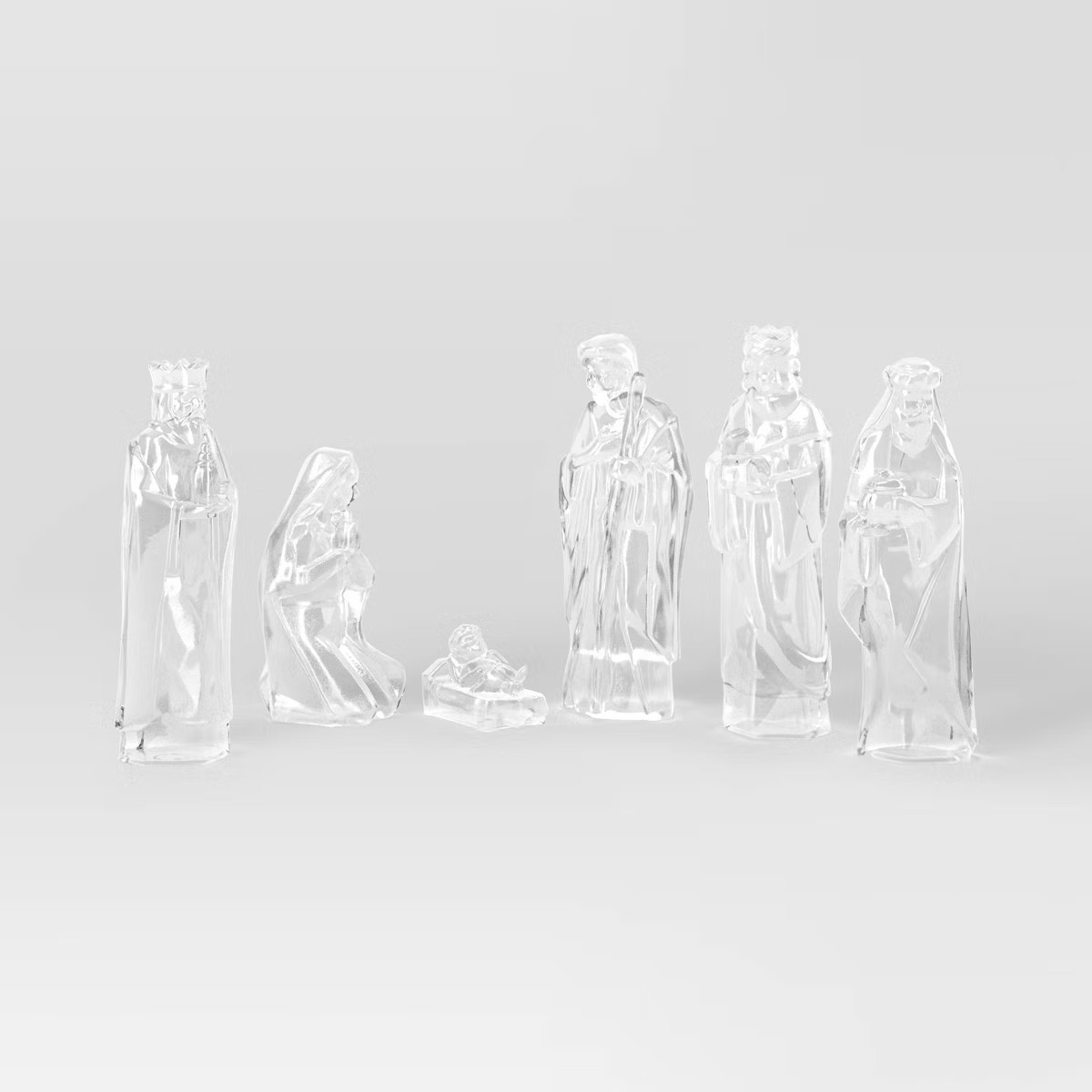 6pc Acrylic Christmas Nativity Scene Figurine Set - Wondershop™ | Target