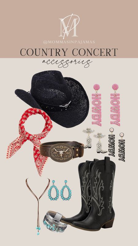 Dressing up for country concerts is a must!! Found some super cute accessories on Amazon! Country concert look, music festival look, concert outfit

#LTKSeasonal #LTKStyleTip #LTKFestival