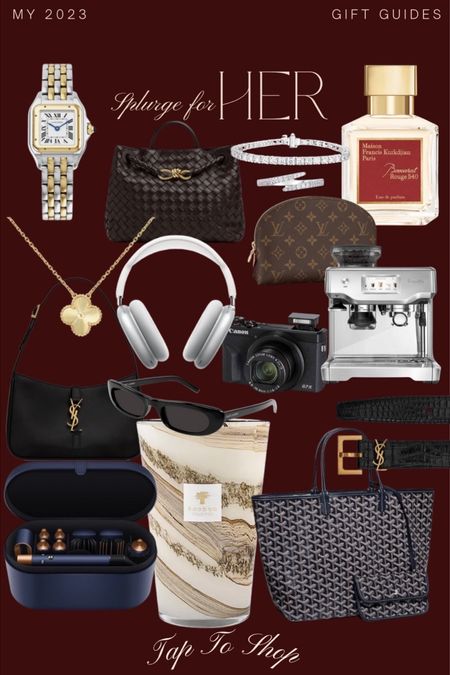 Luxury gifts for her splurge gifts for her gift guide 

#LTKGiftGuide #LTKHoliday #LTKSeasonal