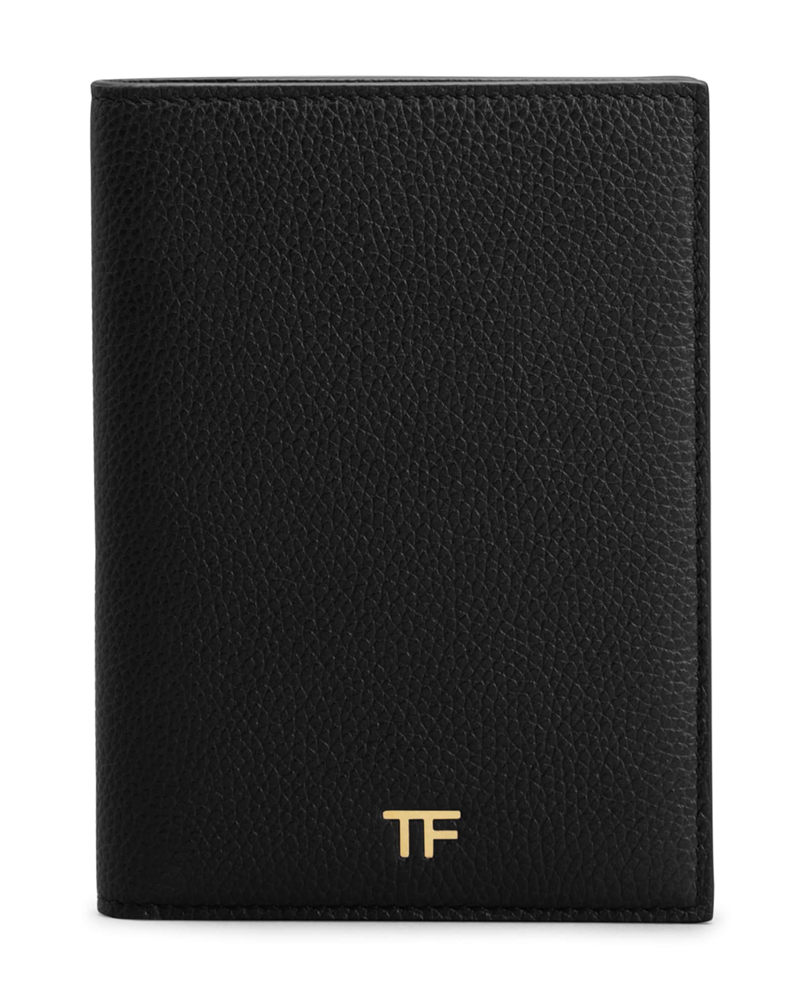 Grain Leather Passport Holder | Neiman Marcus
