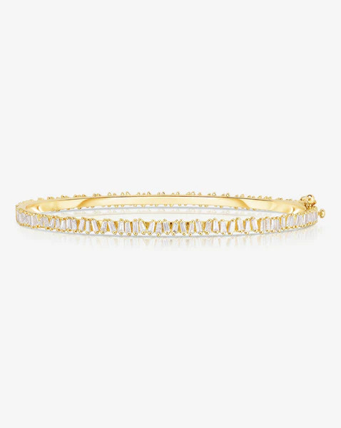 Baguette Ridge Bangle | Ring Concierge