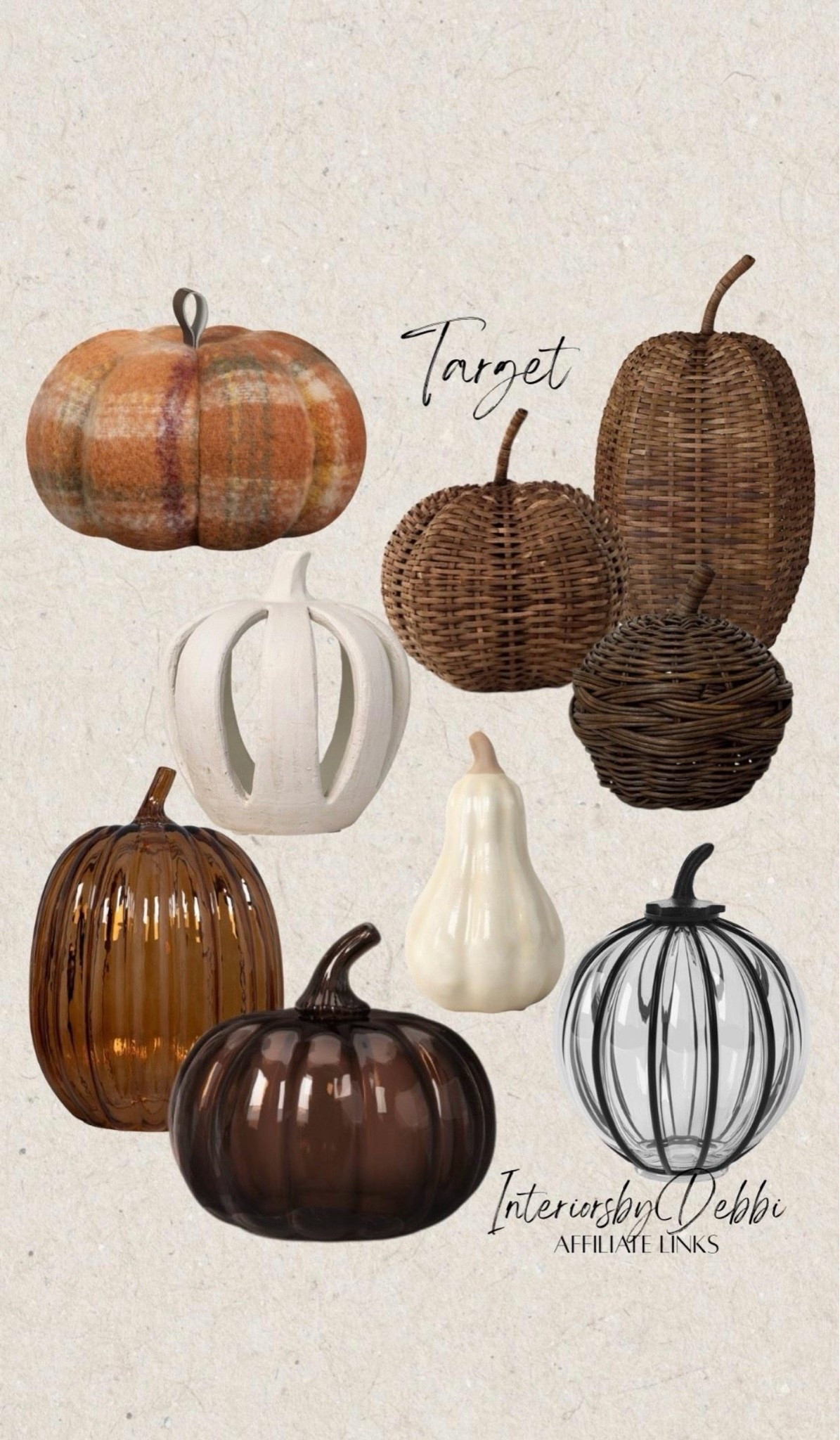 Target Pumpkins
Decorative pumpkins, wicker pumpkins, transitional home, modern decor, amazon find, amazon home, target home decor, mcgee and co, studio mcgee, amazon must have, pottery. barn, Walmart finds, affordable decor, home styling, budget friendly, accessories, neutral decor, home finds, buy new arrival, coming soon, sale alert, high end look for less, Amazon favorites, Target finds, cozy, modern, earthy, transitional, luxe, romantic, home decor, budget friendly decor #target

#LTKSeasonal #LTKHome