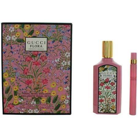 Gucci Flora Gorgeous Gardenia 2pcs Gift Set For Women 100ml Eau De Parfum Spray + 10ml Eau De Parfum Spray | Walmart (US)