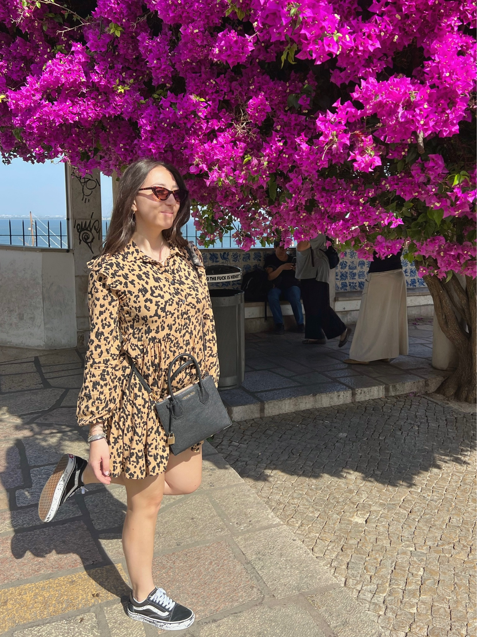 Shoes: exact same linked (mine got customized in Dubai)
Dress: old from ASOS, dupes linked
Bag: Michael Kors does not produce it any longer. Linked some of my faves black bags 
Sunglasses: no brand, linked very similar ones ☺️

#traveloutfit #europeoutfit

#LTKtravel #LTKeurope #LTKSeasonal