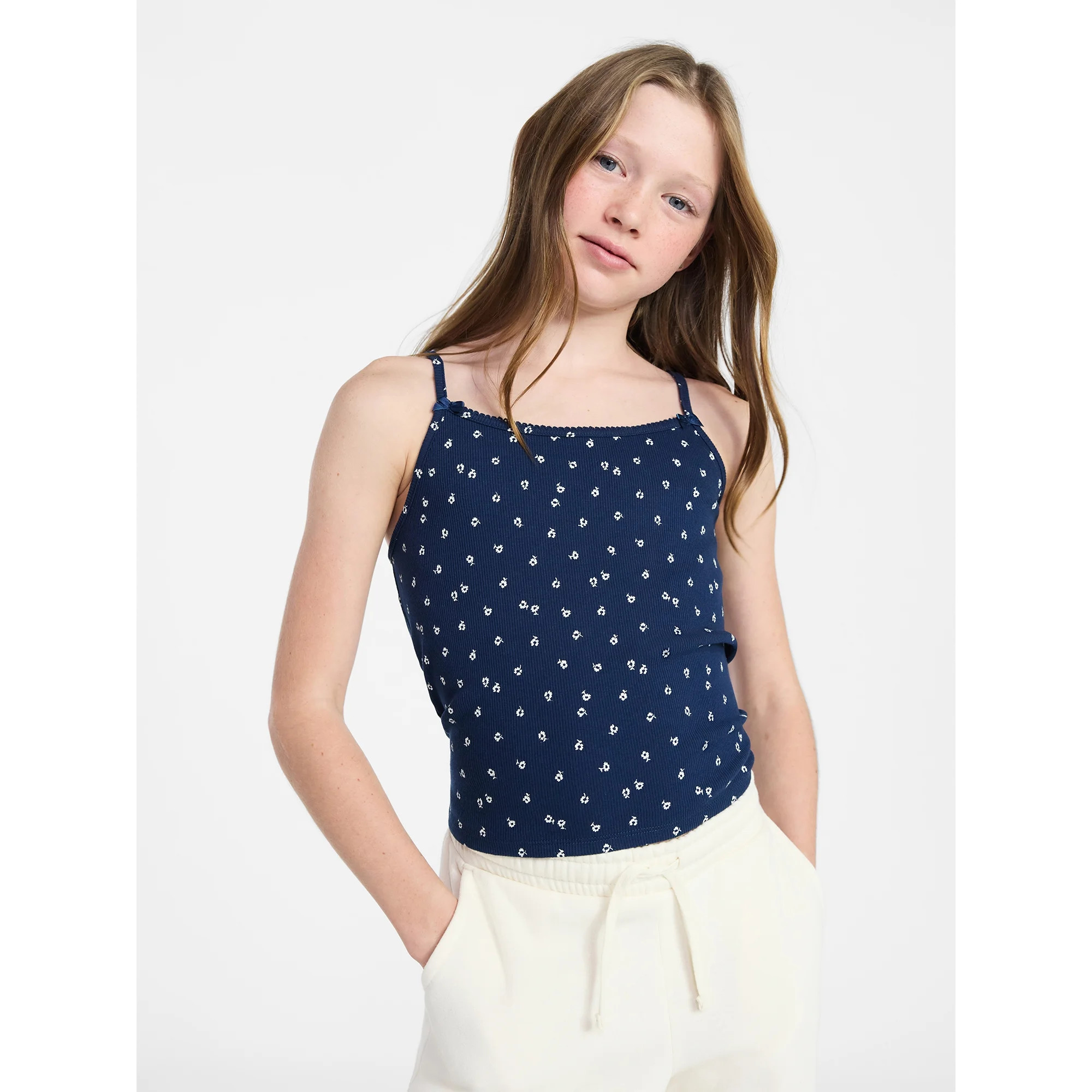 Weekend Academy Girls Knit Cami, Sizes 4-18 | Walmart (US)