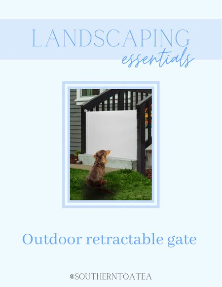 This outdoor gate is the best! We have them at the bottom of earth ir stairs and at the top to keep the dogs and kids safe! 

#LTKSeasonal #LTKFind #LTKhome