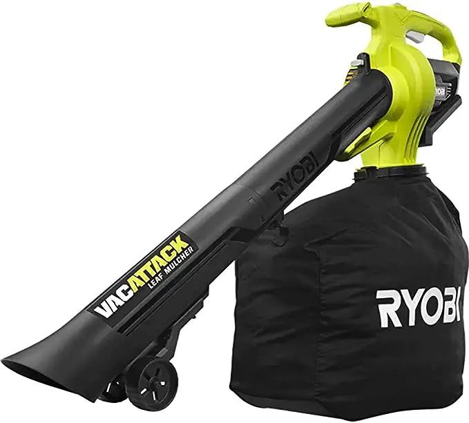 RYOBI 40-Volt VacAttack Lithium-Ion Cordless Leaf Vacuum Mulcher with Metal Impeller,Variable Spe... | Amazon (US)