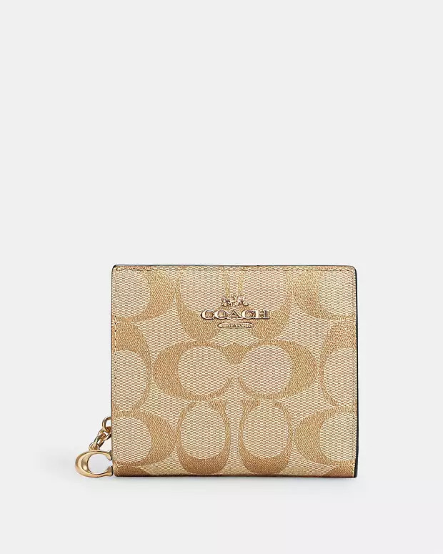 Snap Wallet In Signature Canvas | Coach Outlet US