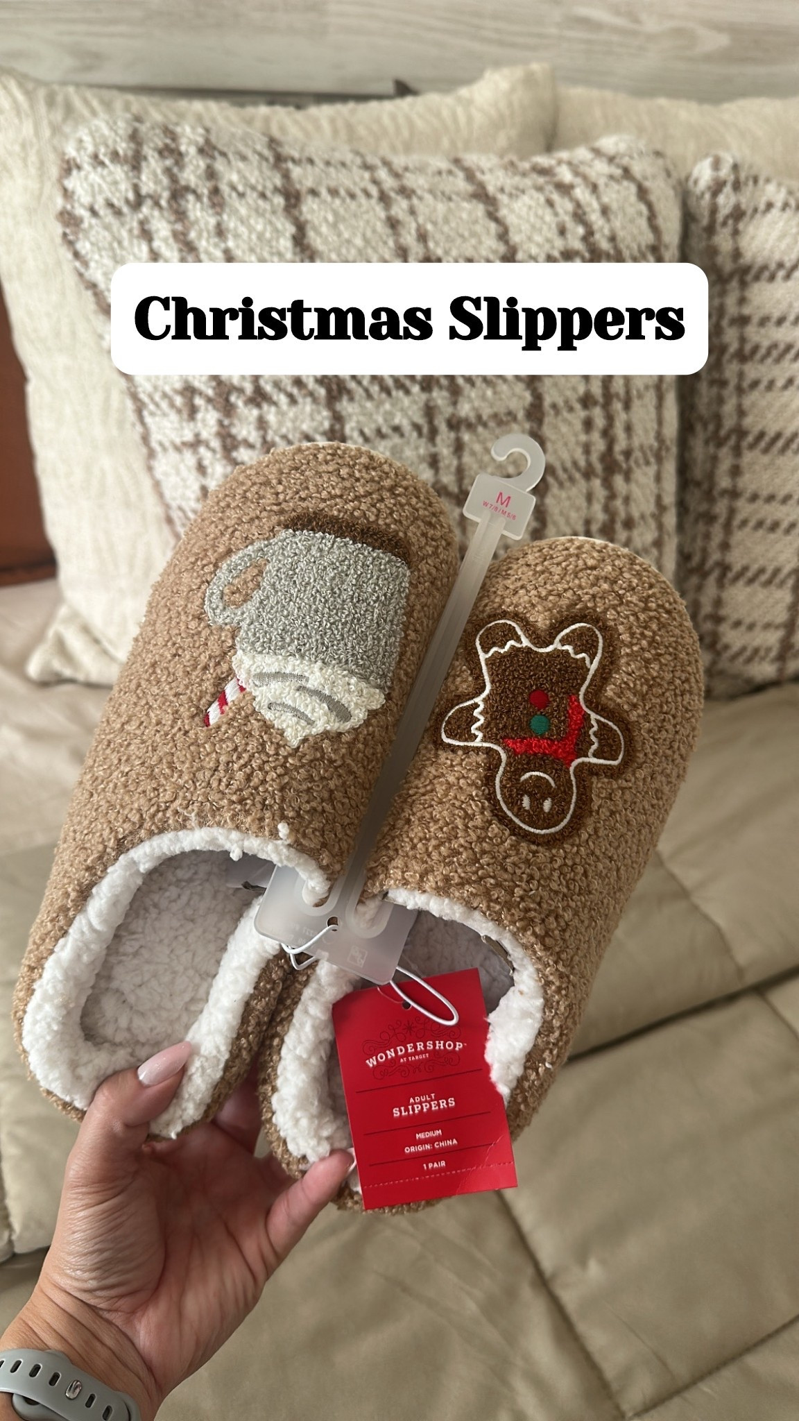 Adult gingerbread scuff slippers- Wondershop 

#LTKFindsUnder50 #LTKSeasonal #LTKHoliday